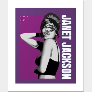 Janet Purple Posters and Art